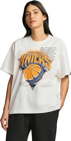 Game 7 Women's NBA Officially Licensed Short Sleeve Spray Paint Graphic Crewneck T-Shirt in Saudi Arabia