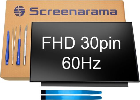 SCREENARAMA New Screen Replacement for HP Pavilion Gaming 16-A0035NR 16-A0045NR (30pin FHD 1920x1080) IPS LCD LED Display with Tools and Tape in Kuwait
