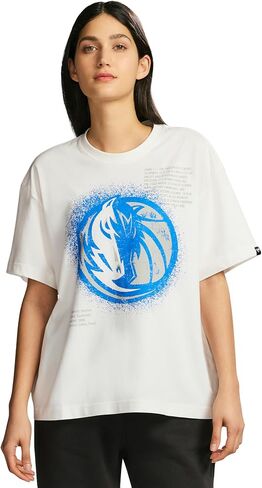Game 7 Women's NBA Officially Licensed Short Sleeve Spray Paint Graphic Crewneck T-Shirt in Saudi Arabia