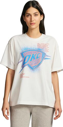 Game 7 Women's NBA Officially Licensed Short Sleeve Spray Paint Graphic Crewneck T-Shirt in Saudi Arabia