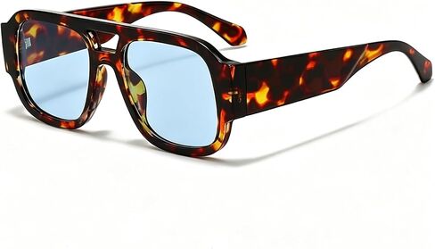 GIFIORE Retro Aviator Square Sunglasses for Women Men 2026 Trending 70s Pilot Sunnies in Saudi Arabia