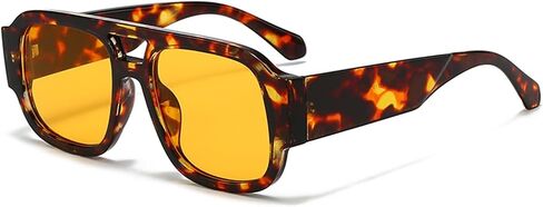GIFIORE Retro Aviator Square Sunglasses for Women Men 2026 Trending 70s Pilot Sunnies in Saudi Arabia