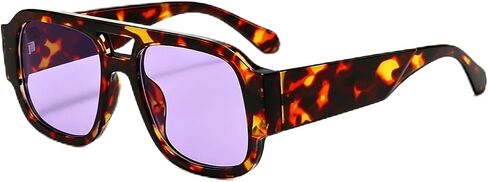 GIFIORE Retro Aviator Square Sunglasses for Women Men 2026 Trending 70s Pilot Sunnies in Saudi Arabia