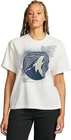 Game 7 Women's NBA Officially Licensed Short Sleeve Spray Paint Graphic Crewneck T-Shirt in Saudi Arabia