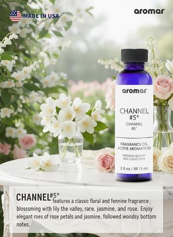 Fragrance Oil 2.2 Ounce Channel 5 Aromatherapy Essential Oil in Saudi Arabia