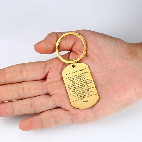 The Lord's Prayer Keychain - Our Father who art in Heaven: Matthew 6:9-13 in Kuwait