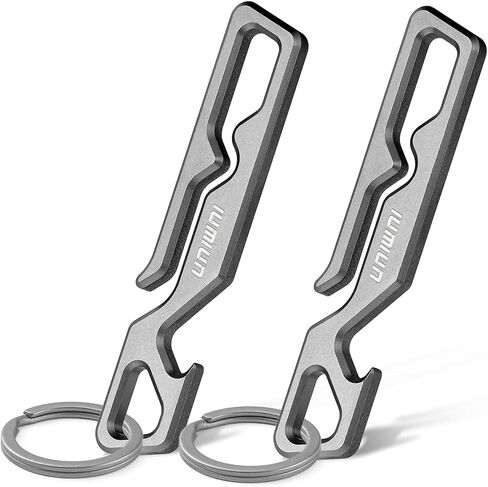 Titanium Quick Pocket Clip Key Chain Clip for Men Women (Grey 1 Pack) in Saudi Arabia