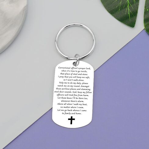 Vadaka 12 Pcs Correctional Officer Gifts for Men Police Officer Keychain Police Appreciation Gifts Correctional Officer Accessories Gifts Policemen Thank You Gifts Police Academy Graduation Gift in Kuwait