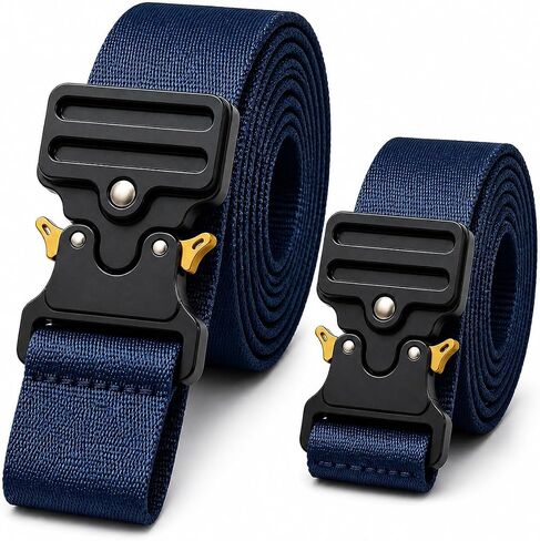 Metal Buckle Luggage Straps – Heavy Duty Tactical Tie Down Belts, 2 Pack 10ft x 2in Polyester Straps, 160kg Buckle Strength & 500kg Strap Load for Secure Travel & Cargo in Saudi Arabia