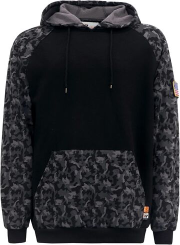 VATRENUS FR Hoodies for Men Pullover 10.5oz Cotton Fleece Flame Resistant Jacket Fire Retardant Welding Sweatshirts in Saudi Arabia