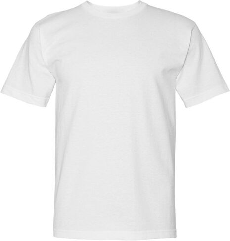 Bayside Adult American Pride Short Sleeve Crewneck T-Shirt, Wht, Medium in Saudi Arabia
