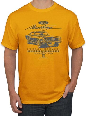Wild Bobby Ford Mustang Shirt Legendary Performance Est 1964 Retro Vintage Shirt for Men Ford T Shirt Mustang Tee in Kuwait