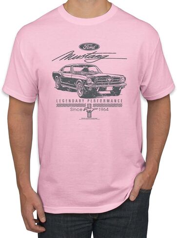 Wild Bobby Ford Mustang Shirt Legendary Performance Est 1964 Retro Vintage Shirt for Men Ford T Shirt Mustang Tee in Kuwait