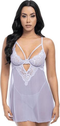 Oh là là Chéri Women's Elsie Sheer Babydoll 74-11532 in Saudi Arabia