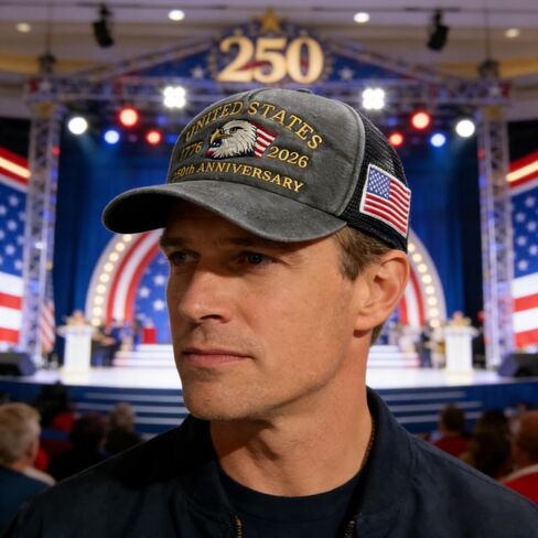 250th Anniversary USA Hat Retro Embroidered Baseball Cap Adjustable Mesh-Back Trucker Hat for Men Women in Saudi Arabia