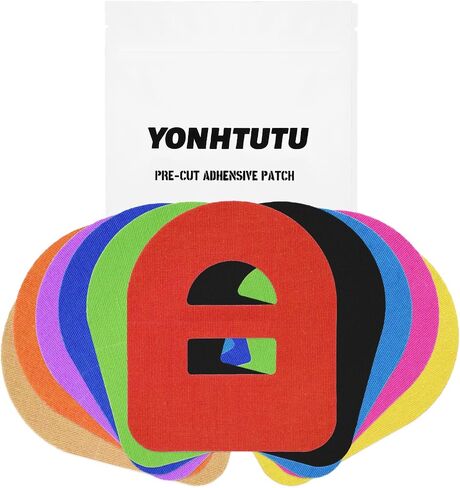 30 Pack Adhesive Patches for Omnipod 5, Waterproof & Sweatproof Flexible Pre-Cut CGM Sensor Tape Patches, Long Stay Overpatch Stickers Compatible with Omnipod 5 Accessories(10-Colored) in Saudi Arabia
