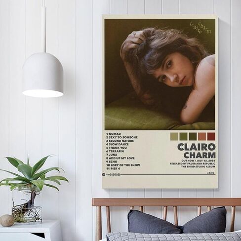 lopmou Clairo CHARM 2 Canvas Poster Wall Decorative Art Painting Living Room Bedroom Decoration Unframe-style08x12inch(20x30cm) in Saudi Arabia