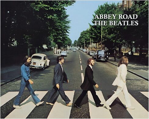 AMERICAN LUXURY GIFTS Vintage Abbey Road Art Print - Band Music Poster for Home, Bedroom, Studio, Office, Living Room & Man Cave Decor - 10x8 Unframed Wall Art for Rock Fans & Musicians in Kuwait