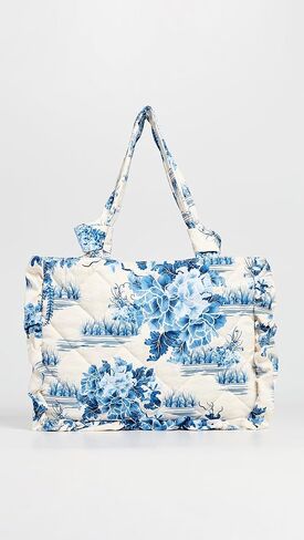 AGUA BENDITA Women's Ambroise Ivy Quilted Tote Bag in Saudi Arabia