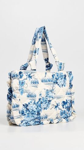AGUA BENDITA Women's Ambroise Ivy Quilted Tote Bag in Saudi Arabia