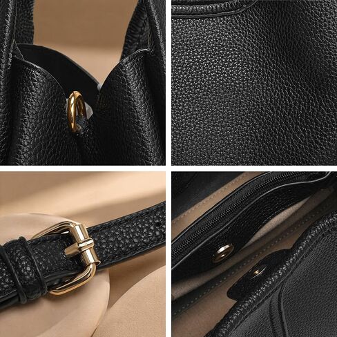 GEMIU Women's Crossbody Handbags Leather Hobo Shoulder Purses Tote Bag Women with Detachable Strap in Saudi Arabia