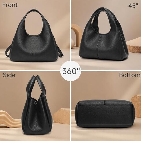 GEMIU Women's Crossbody Handbags Leather Hobo Shoulder Purses Tote Bag Women with Detachable Strap in Saudi Arabia