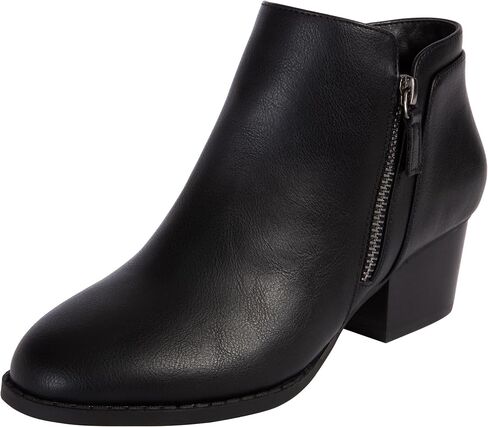 Comfort Plus Womens Ashlee Ankle Chunky Stacked Heel Boot by Payless in Saudi Arabia
