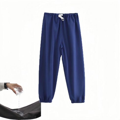 Yodilala TPU Waterproof and Leak-Proof Patient Care Long Pants,Reusable Incontinence Pants,Leak-Proof and Washable Urinary Incontinence Pants Suitable for Elderly(Gray, L) in Saudi Arabia