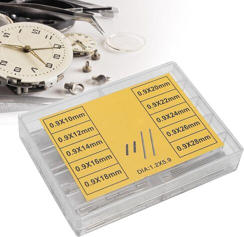 Watch Strap Tubes Pins, Silver Steel Watch Strap Watchband Tubes Pins, Band Repair for Amateur Individuals Professionals Repair Shops in Kuwait