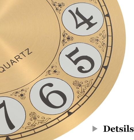 PRETYZOOM Clock Dial Face 4.6 Inch Round Aluminum Panel for DIY Wall Alarm Clock Home Wall Ornament and DIY Educational Projects in Saudi Arabia