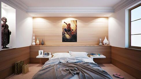 POSTER STOP ONLINE Spider-Man - Movie Poster (Spiderman Swinging in New York City) (Size 27 x 40) in Saudi Arabia