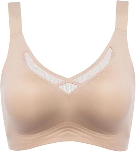 Wireless Bras for Women No Underwire Full Coverage Seamless Minimizer Bra in Kuwait