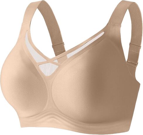 Wireless Bras for Women No Underwire Full Coverage Seamless Minimizer Bra in Kuwait