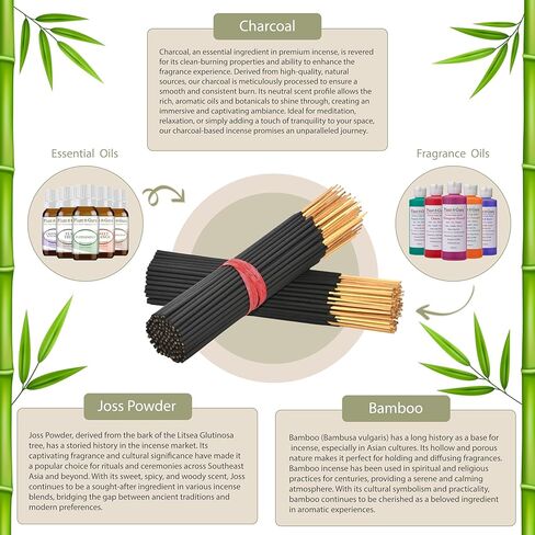Tropical Fruit Exotic Incense Sticks 7 Inch - Bulk 1 Bundle 85 to 100 Sticks - Natural 7" Long Lasting Aroma That Burns for 30 to 45 Minutes. in Kuwait