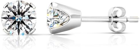 SuperJeweler Lab Grown Diamond Stud Earrings in Real White or Yellow Gold | G–H color & VS Clarity Lab Diamond Earrings Available in All Carat Weights | Sustainable, Conflict-Free Jewelry in Saudi Arabia