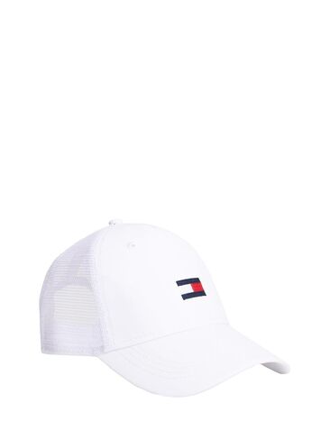 قبعة سائق الشاحنة Tommy Hilfiger للرجال بشعار علم تومي هيلفيغر قابلة للتعديل in Kuwait