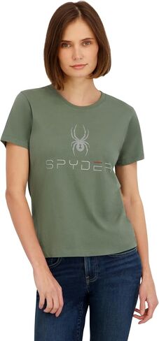 Spyder Women's Core Classic Logo Graphic Short Sleeve Tee T-Shirt in Saudi Arabia