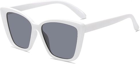 Cat Eye Sunglasses for Women, Large Oversized Wide Frame Retro Chic Shades in Kuwait