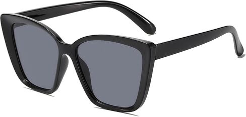 Cat Eye Sunglasses for Women, Large Oversized Wide Frame Retro Chic Shades in Kuwait