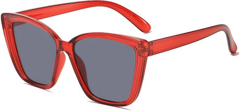 Cat Eye Sunglasses for Women, Large Oversized Wide Frame Retro Chic Shades in Kuwait