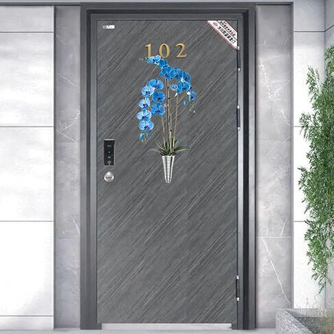 Magnetic Artificial Flowers Vase Unique Stainless Steel Vase for Dried Flowers, Plastic Flowers, and Paper Flowers Suitable for Freezer Doors, Courtyard Iron Railings, and Courtyard Gates in Saudi Arabia