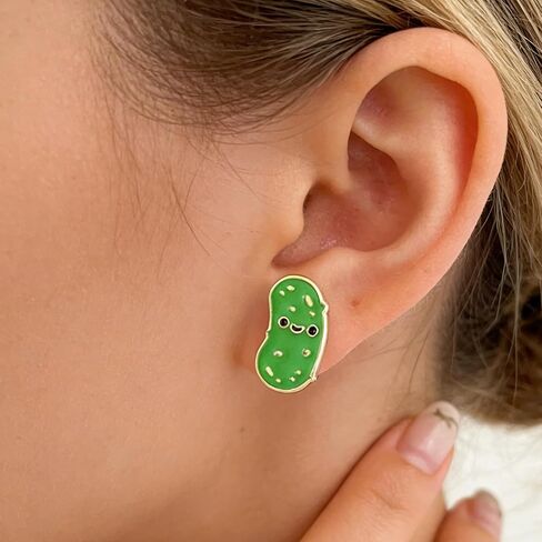 2 PCS Pickle Earrings for Women, Pickleball Earrings, Fun Pickle Gifts for Pickleball Players, Lightweight and Comfortable Dangle Earrings for Everyday Wear in Saudi Arabia