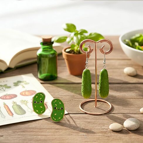 2 PCS Pickle Earrings for Women, Pickleball Earrings, Fun Pickle Gifts for Pickleball Players, Lightweight and Comfortable Dangle Earrings for Everyday Wear in Saudi Arabia
