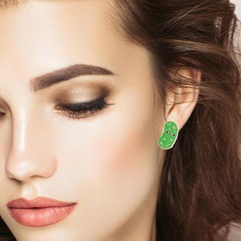 2 PCS Pickle Earrings for Women, Pickleball Earrings, Fun Pickle Gifts for Pickleball Players, Lightweight and Comfortable Dangle Earrings for Everyday Wear in Saudi Arabia