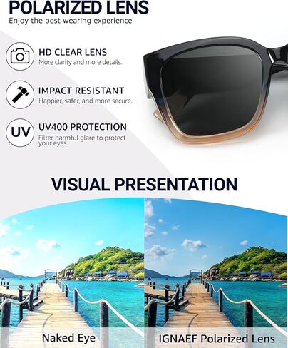 IGnaef Polarized Fit Over Sunglasses for Women Men UV400 Protection IF7511 in Saudi Arabia