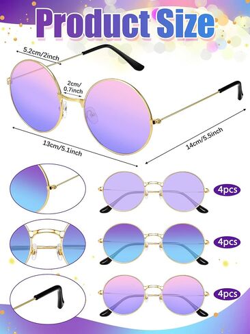 Flutesan 12 Pairs Kpop Themed Sunglasses K-pop Party Favors Popular Singer Party Supplies K-pop Goodie Bag Stuffers Kpop Photo Prop Gift for Women Y2k Disco Fans Friendship Gift Exchange Daily Wear in Kuwait