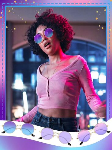Flutesan 12 Pairs Kpop Themed Sunglasses K-pop Party Favors Popular Singer Party Supplies K-pop Goodie Bag Stuffers Kpop Photo Prop Gift for Women Y2k Disco Fans Friendship Gift Exchange Daily Wear in Kuwait