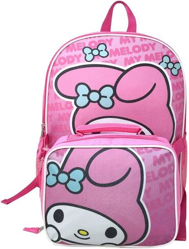 Fast Forward My Melody 16" Pink School Backpack with Lunch Bag in Saudi Arabia
