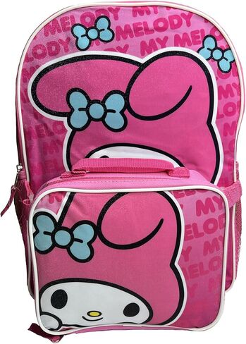 Fast Forward My Melody 16" Pink School Backpack with Lunch Bag in Saudi Arabia