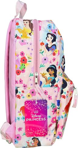 Disney Princess 16" Backpack with All Over Print, Pink Floral Design in Saudi Arabia